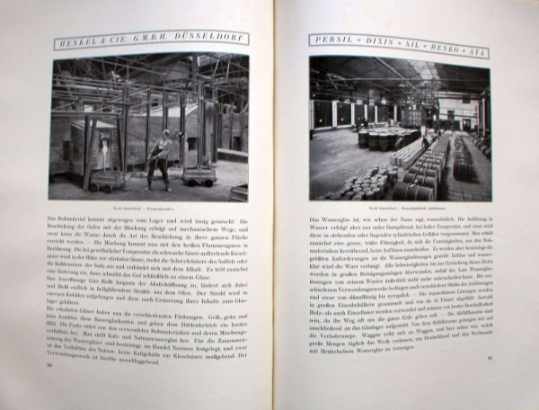 Henkel "Werden und Wirken" Henkel Factory History 1926 (1666)